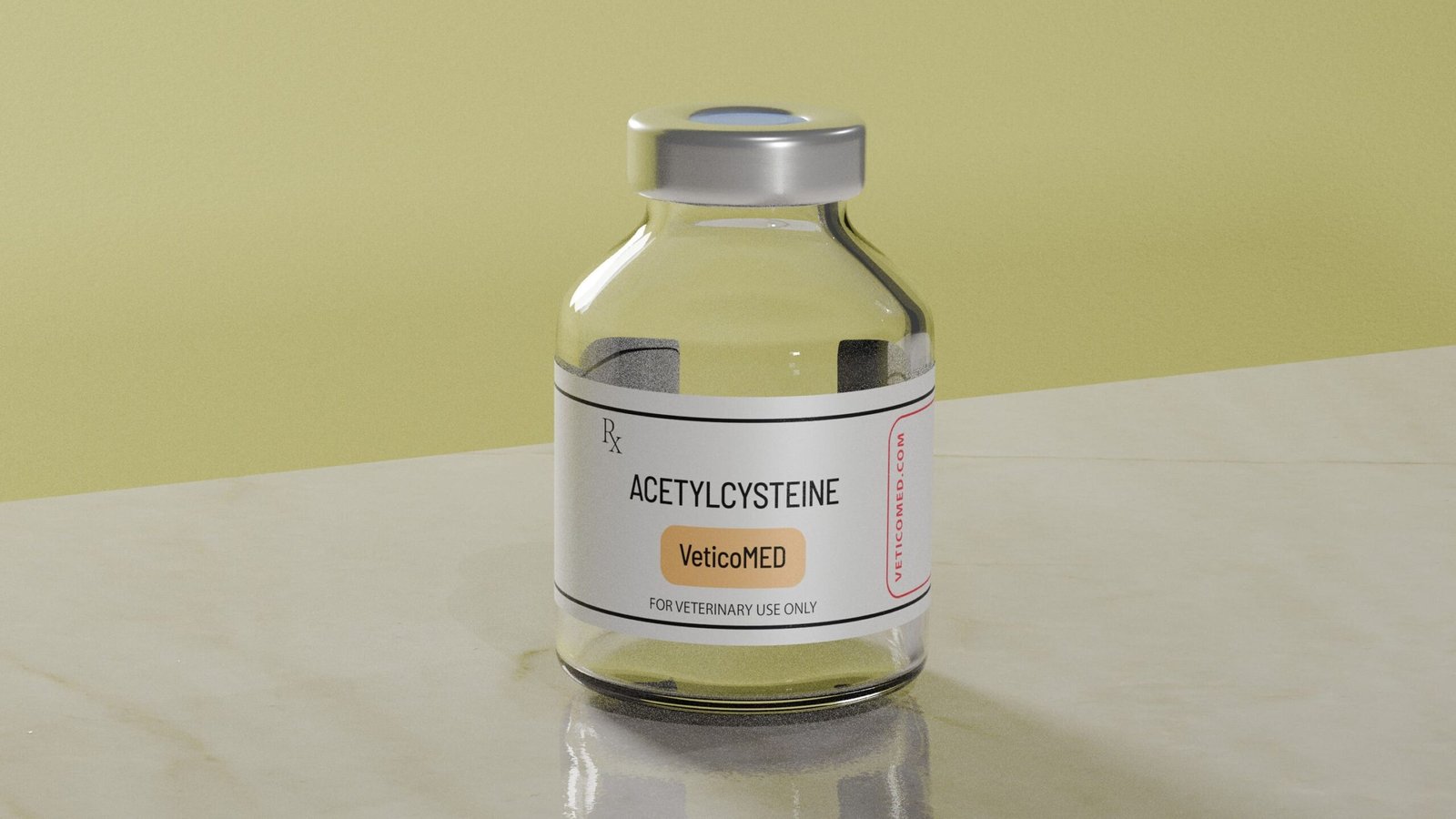 Acetylcysteine vial